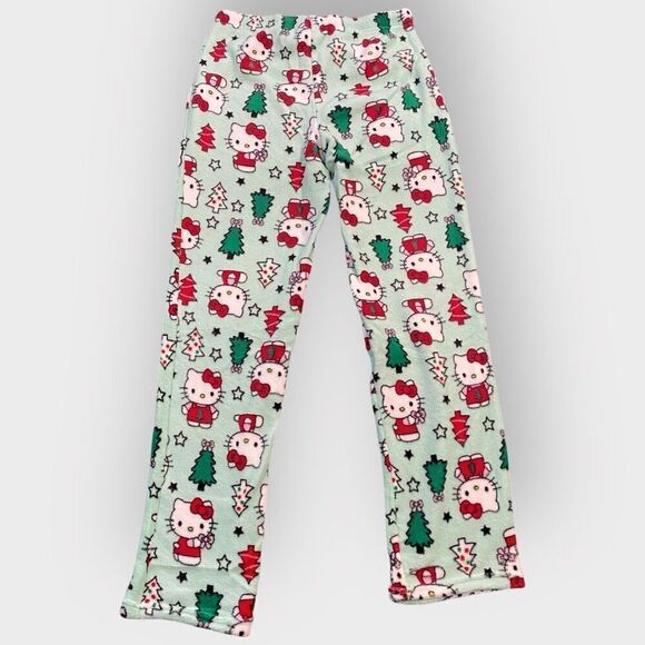 Hello Kitty “Christmas Trees” Fuzzy Soft Touch Pajama Pants Womens size X-Large - Picture 6 of 12